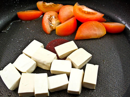 IMG_0924 Tofu and tomato ,番茄和豆腐