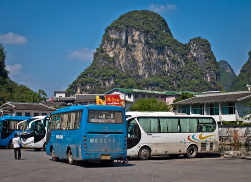 Autobuses locales en China