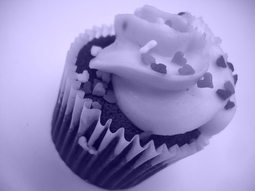 cyanotype cupcake