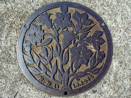 Ōi, Saitama manhole cover （埼玉県大井町のマンホール）