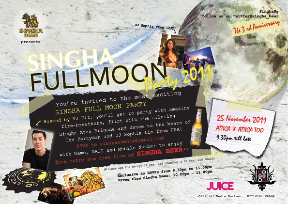 Singha Full Moon Party EDM