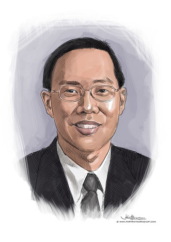 digital portrait of BBM-Alexander Chan Meng Wah