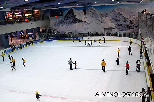 Indoor ice-skating rink