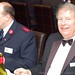 Rotarians Capt Jonathan Hamilton Harry Westhead Ormskirk Rotary Club 75th Anniversary of Charter Night Dinner