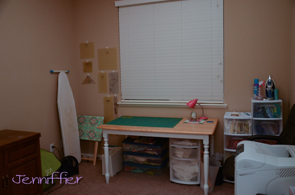 Sewing room cleaned up
