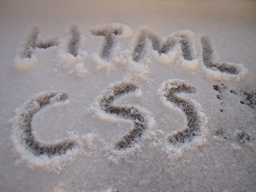 HTML&CSS on Snow