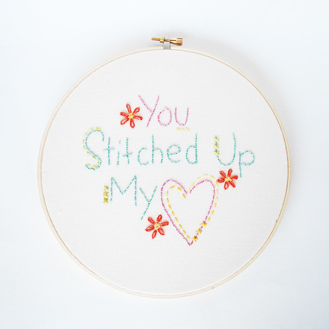 26 Fun and Free Embroidery Patterns featured by top US sewing blog, Flamingo Toes.