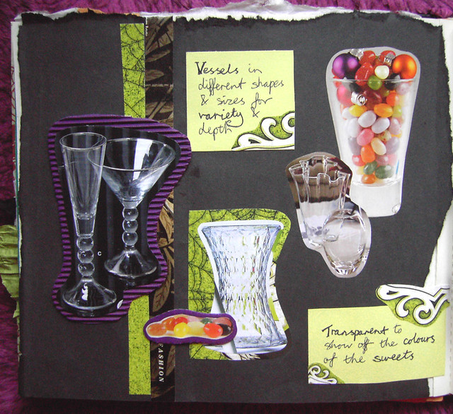 Wedding Scrapbook Page 12a Ideas for the candy table we're planning to