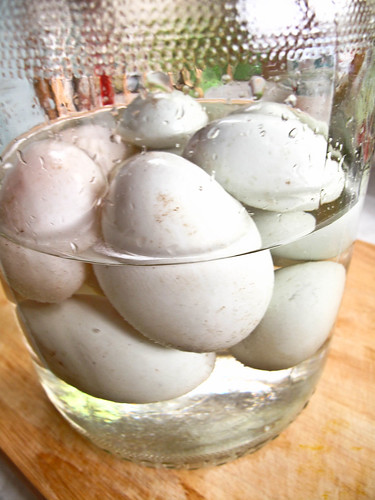 IMG_0641 Homemade salted eggs ,自制咸蛋（盐水）