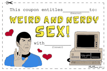 Coupon for Weird, Nerdy Sex