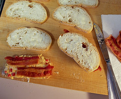 Four-Cheese Grilled Pimento Cheese and Bacon Sandwiches
