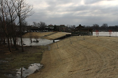Reconstructed levee