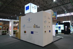 Stand do proxecto EIXO INTERIOR en Xantar 2012 (Ourense)