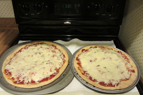 friday is homemade pizza night.