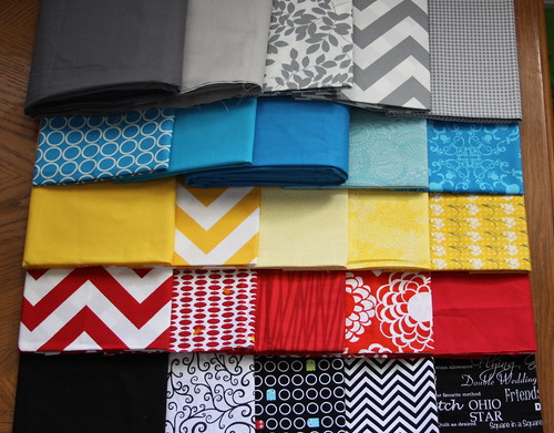 Fabric Selection, Pillow Talk Swap 7