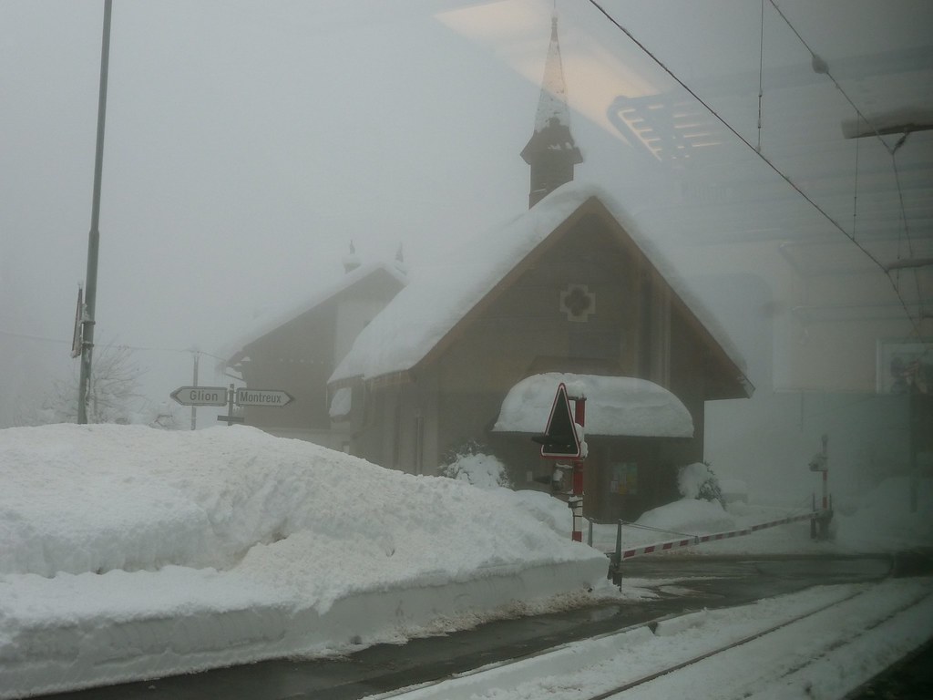 Train from Saanen to Vevey