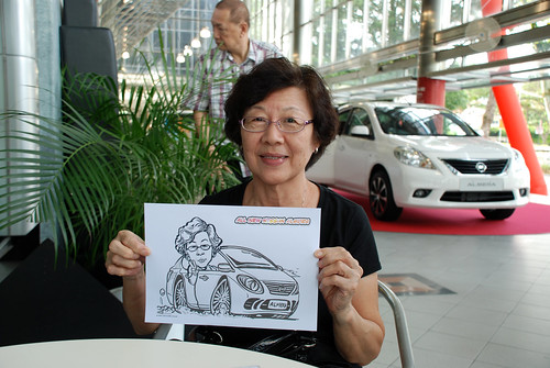 Caricature live sketching for Tan Chong Nissan Almera Soft Launch - Day 2 - 32