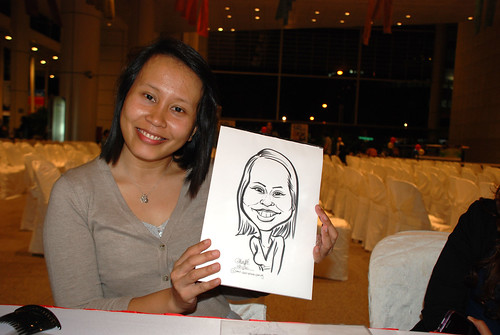caricature live sketching for kidsREAD Volunteer Appreciation Day 2011 - 21