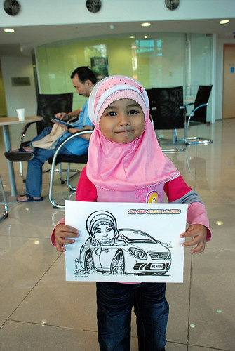 Caricature live sketching for Tan Chong Nissan Motor Almera Soft Launch - Day 3 - 9