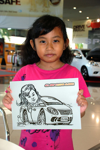 Caricature live sketching for Tan Chong Nissan Motor Almera Soft Launch - Day 4 - 22