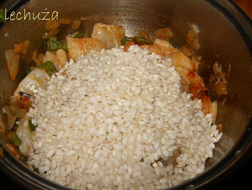 Risotto bacalao-arroz