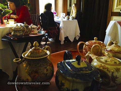 Lady Mendls Tea Salon NYC tea pots
