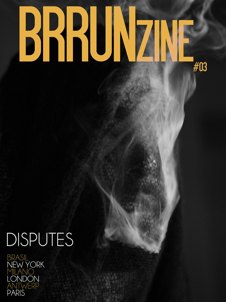 BRRUNzine #03 — "Disputes" by Kevin Pineda and styling by Ilze Fula Adumane — Creative Director: Bruno Capasso — Andrea Tassalini wears Ilze Fula Adumane