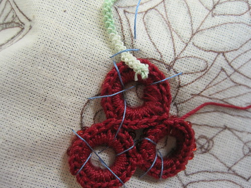 start of cord with tail