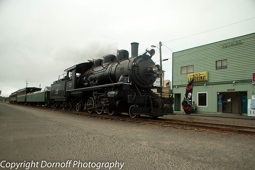 Steam Train in Rockaway Beach by Dornoff Photography