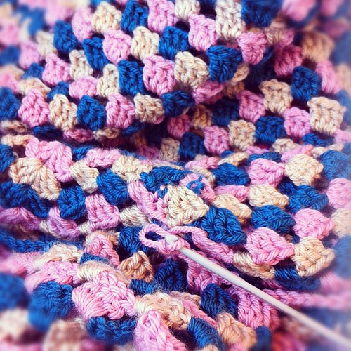 Crochet on a train