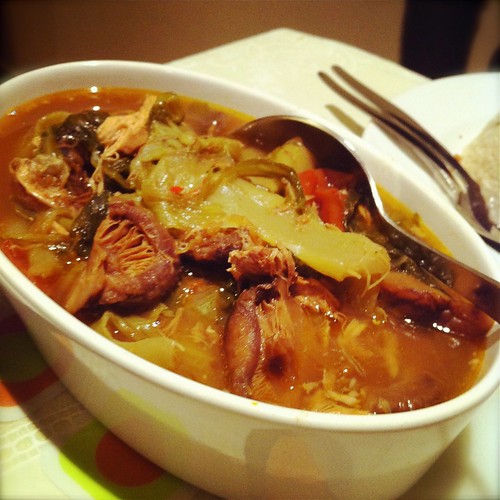 Sour Assam Mustard Green with Pork Stew