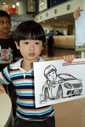 Caricature live sketching for Tan Chong Nissan Motor Almera Soft Launch - Day 4 - 17