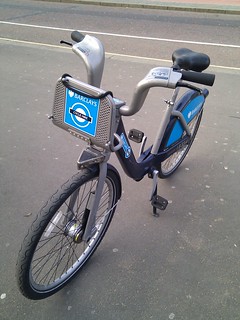 Trying out my first London bike share! #bikelondon