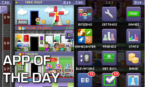 Tiny Tower app of the day