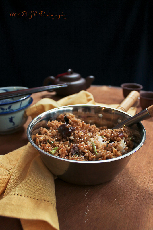 Chinese Waxed Meats Rice (Lap Mei Fan) 腊味饭