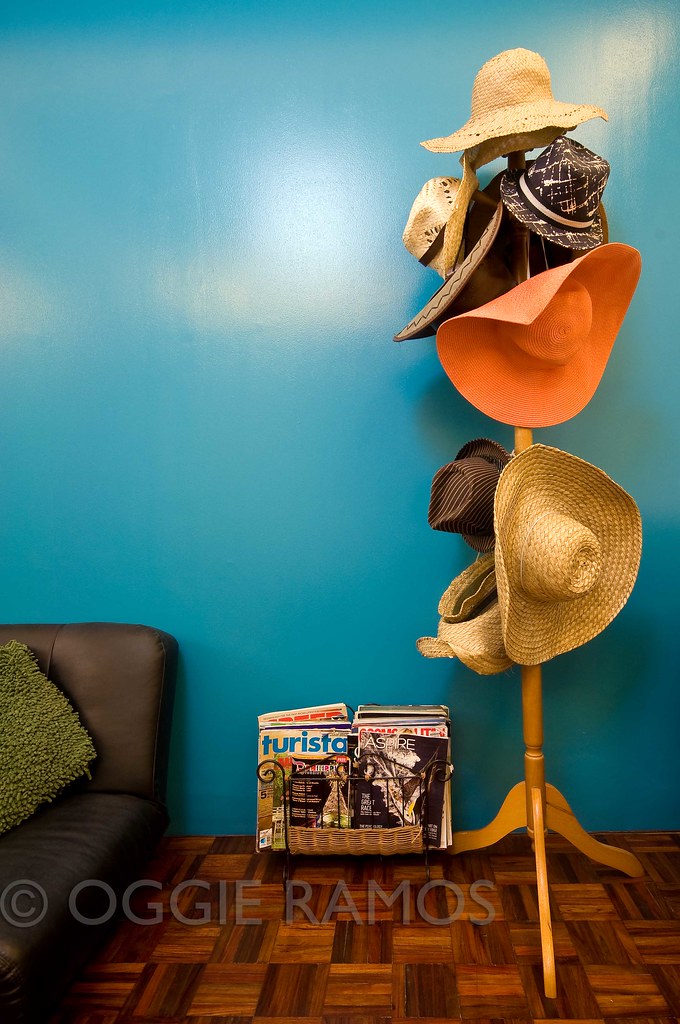 Our Melting Pot - Hat Stand and Bold Colored Wall