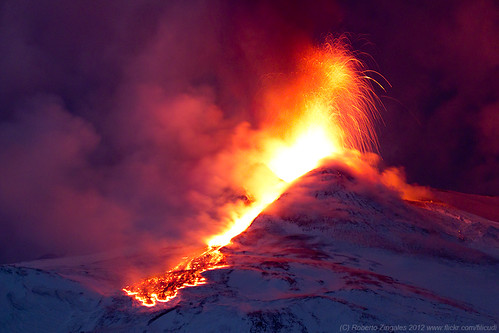 Etna Eruption, 9 February 2012