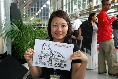 Caricature live sketching for Tan Chong Nissan Almera Soft Launch - Day 1 - 40