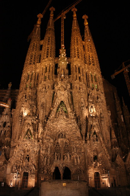 Barcelona, La Sagrada Familia, nativity facade