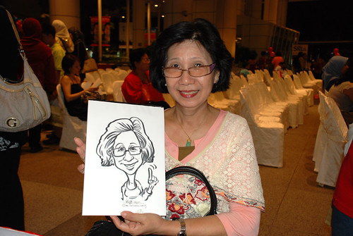 caricature live sketching for kidsREAD Volunteer Appreciation Day 2011 - 16
