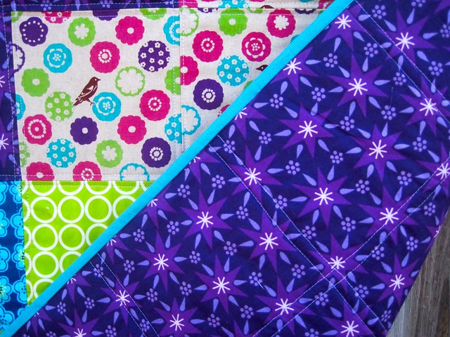 Back of Purple Plus quilt
