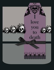 Goth Valentine's Day Card