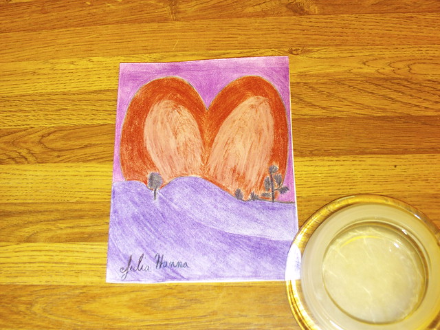 My Valentine Sunset Card