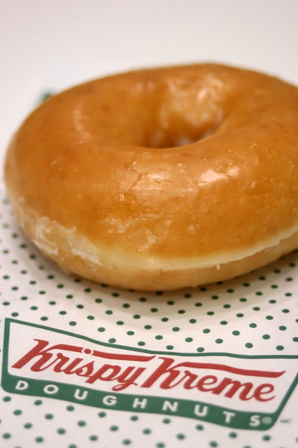 Krispy Kreme original glazed doughnut