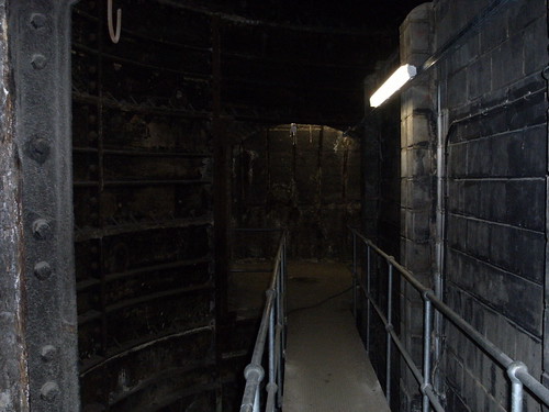 Bottom of the centre lift shaft by pencefn