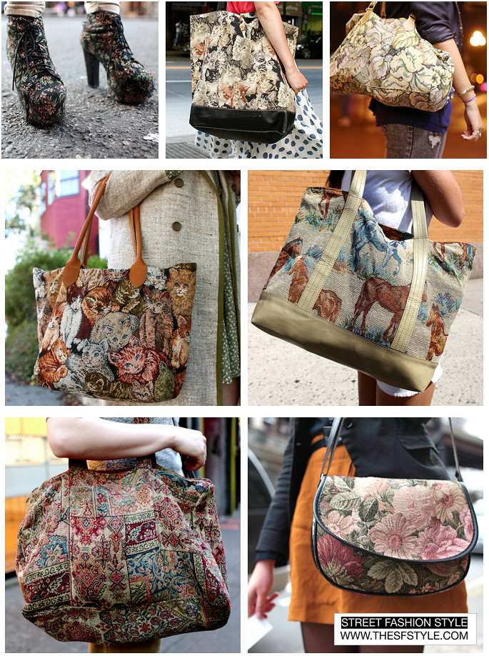 fashion Tapestry handbags