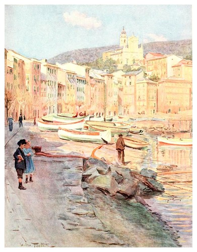 003-Santa Margarita Ligure-An artist in the Riviera (1915)-Walter Tyndale