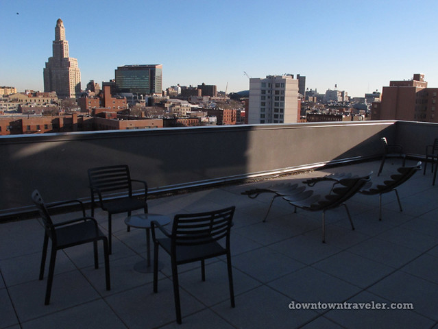 Brooklyn Fairfield Inn Hotel rooftop view