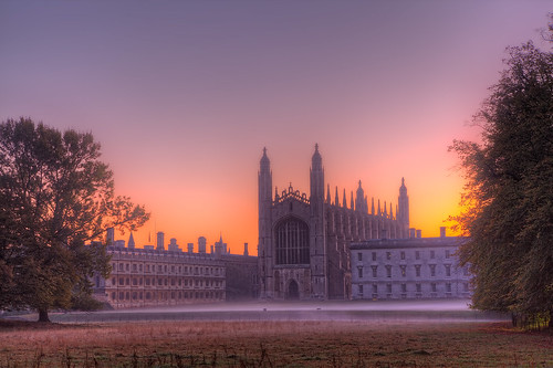 Sunrise over Kings on a misty morning (HDR) by eFRAME.co.uk