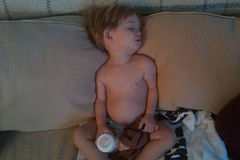 Fwd: Passed out after morning bottle. Must have been some GOOD milk! by Guzilla